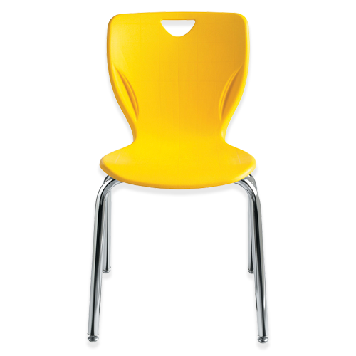 Yellow student chair.