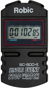 Robic SC-500E Single Event Countdown Timer, Black, Item Number 004267