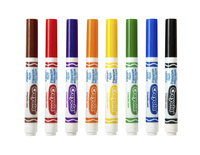 Crayons and Markers Combo Classpack, Eight Colors, 256/Set - Zerbee