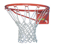 Image for Sportime Heavy Duty Nylon Basketball Nets, Pack of 2, White from School Specialty