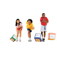 Image for Sportime MoveCubes with BodyMoves, 6-1/2 Inches, Assorted Colors, Set of 3 from School Specialty