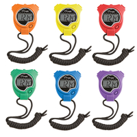 Champion Water Resistant Sports Stopwatch Set, Multiple Color, Set of 6, Item Number 018822