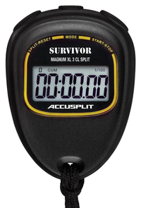 Image for Accusplit S3CL Survivor III Stop Watch, Black from School Specialty