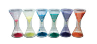 Image for Sportime Sense-Of-Timers, 9-3/4 Inches, Assorted Colors and Times, Set of 6 from School Specialty
