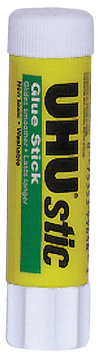 UHU Glue Stic, 0.29 Ounces, White and Dries Clear Item Number 037088