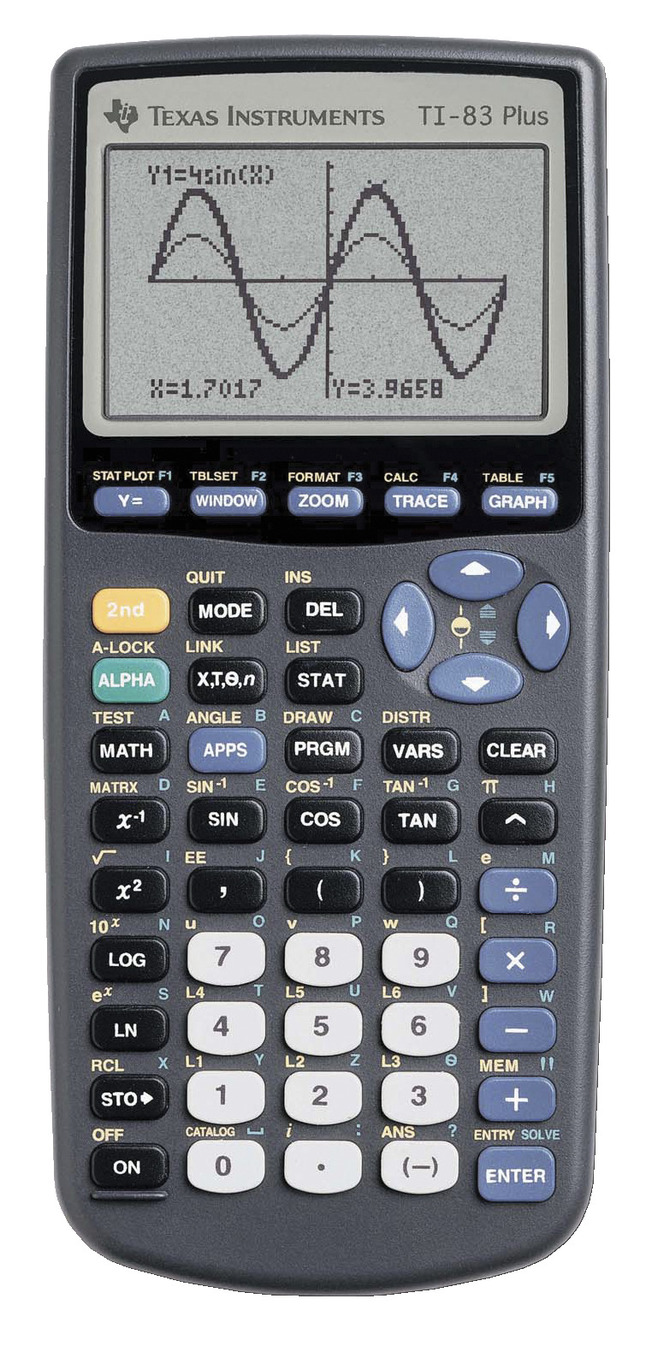 Texas Instruments TI-83 Plus Battery Power Graphing Calculator