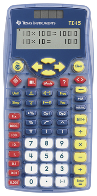 Basic and Primary Calculators, Item Number 038432