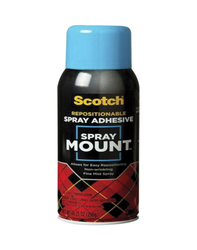 3M Scotch Spray Mount Repositionable Adhesive - 10.2 oz can