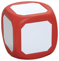 Learning Advantage Large Dry Erase Magnetic Die, Red 030987