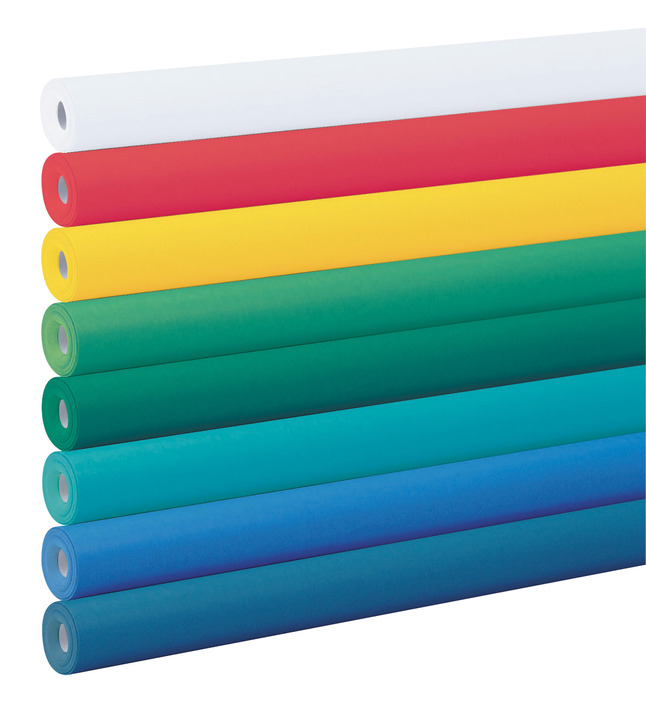 Pacon Fadeless Art Paper Roll Assortment, 48 Inches x 50 Feet, Assorted  Colors, Set of 32