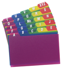 Index Card Guides, Index Card Storage , Item Number 076045