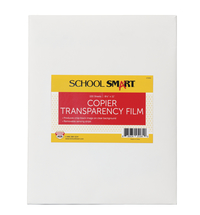 School Smart Copier Transparency Film with Sensing Strip, 8-1/2 x 11 Inches, Clear, Pack of 100 079881