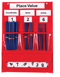 Learning Resources Counting & Place Value Pocket Chart, Item Number 082346