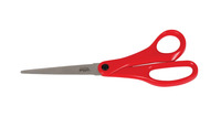 School Smart Value Light-Weight Scissors, 8 Inches, Straight Handle, Red Item Number 085007