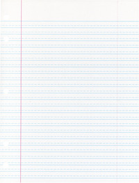 School Smart Ruled Cursive Handwriting Paper with Margin, 8 x 10-1/2 Inches, 500 Sheets 085243
