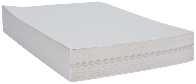 School Smart Newsprint Drawing Paper, 30 lb, Letter Size, 500 Sheets, White