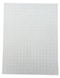 School Smart Graph Paper, 8-1/2 x 11 Inches, 1/2 Inch Rule, White, 500 Sheets 085279