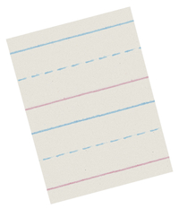 School Smart Zaner-Bloser Paper, 5/8 Inch Ruled, 10-1/2 x 8 Inches, 500 Sheets 085336