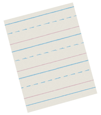 School Smart Zaner-Bloser Paper, 3/8 Inch Ruled, 8 x 10-1/2 Inches, 500 Sheets 085341