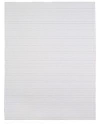 School Smart Primary Chart Paper, Skip-A-Line, 24 x 32 Inches, White, 500 Sheets 085349