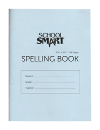 School Smart Spelling Blank Book, 5-1/2 x 8-1/2 Inches, 48 Pages, Pack of 24 085472