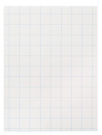 School Smart Graph Paper, 1 Inch Rule, 9 x 12 Inches, White, Pack of 500 085476