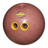 Sportime Ultimax Bowling Ball, 6 Pounds, Orange Glitter, Item Number 087902