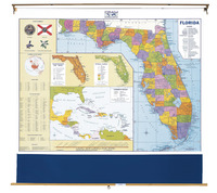 Nystrom Florida Roller Map, Item Number 088623