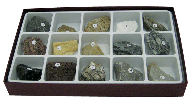Geoscience Introductory Rock Collection, Set of 15