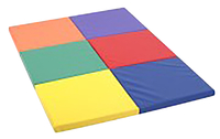 Children's Factory Tent Box Mats, 24 x 72 Inches, Assorted Colors, Set of 2 Item Number 1019154
