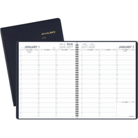 At-A-Glance Professional Appointment Book, 8-1/4 X 10-7/8 in, Weekly, 13 Month, Jan - Jan, Navy Blue, Item Number 1053067