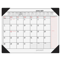 At-A-Glance SK1170 Two-Color Monthly Desk Pad Calendar, 22 x 17 Inches, Black/Red, Item Number 1053207
