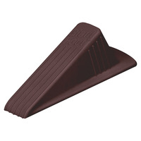 Master Caster Giant Foot Non-Skid Doorstop, 3-1/2 in W X 6-3/4 in D X 2 in H, Vulcanized Rubber, Brown, Item Number 1063437