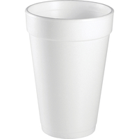 Dart Insulated Container Cup, 16 oz, Styrofoam, White, Pack of 1000, Item Number 1119084