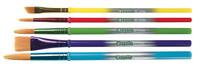 Crayola Synthetic Brush Set, Assorted Brush Types , Assorted Sizes, Set of 5 Item Number 1280532