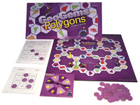 Image for WCA Geogems Polygons Game, 2 - 4 Player, Grade 3 - 6 from School Specialty