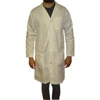 DR Uniforms Economy Cloth Lab Coat, 42 Inches, 2X-Large, White, Item Number 1292844