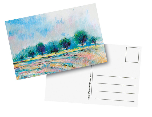 Cover-It Heavy Weight Blank Postcard 4 x 6 in White Pack of 50