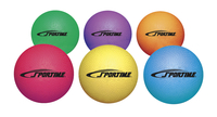 Sportime Playground Rubber Balls, Assorted Colors, Set of 6 Item Number 1293615