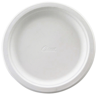Huhtamaki Chinet Premium Fiber Tableware, 6-3/4 Inches, White, Pack of 125, Item Number 1310954