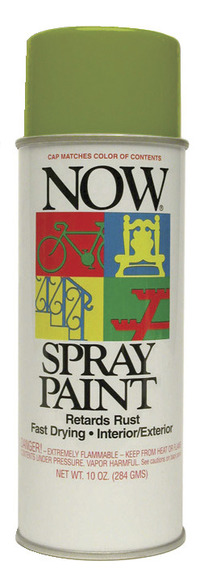 Now Fast Dry Lead-Free Spray Enamel, 9 oz Can, Hunter Green 1318489