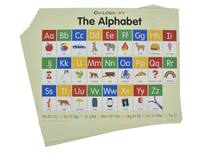 Childcraft Student Sized English Alphabet Charts, Set of 25 Item Number 1319170