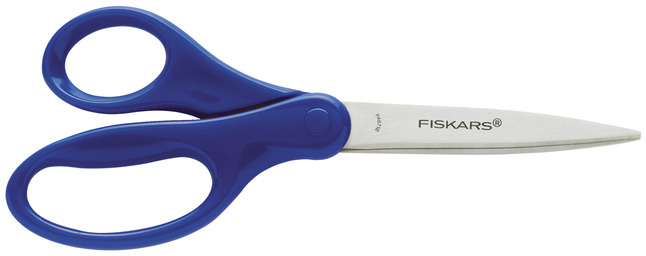 Fiskars Pointed Tip Graduate Scissors, Assorted Colors