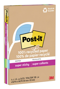 Post-It Notes 1.5 x 2 Sheets, 100 ct./24 Pads - Assorted Colors 