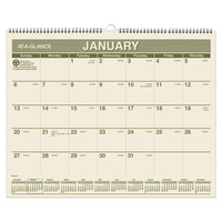 At-A-Glance Environmentally Friendly Wall Calendar, 15 X 12 in, Monthly, 12 Months, Jan - Dec, Cream/White, Item Number 1334062