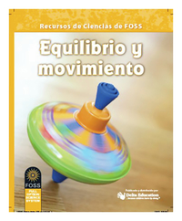 FOSS Third Edition Balance and Motion Science Resources Book, Spanish, Pack of 8, Item Number 1355383