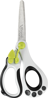 Maped Sensoft School Scissors with Flexible Handles, 5 Inch, Blunt Tip,  Right Handed, Assorted Colors (069300US)