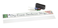 Pacon Dry Erase Sentence Strips, 3 x 24 Inches, White, Pack of 30, Item Number 1369508