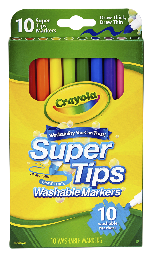 Crayola Washable SuperTip Markers - Get Great Value, Give to a Cause! –  www.
