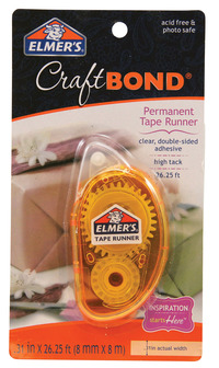 Elmer's CraftBond Tape Runner, 1/3 Inches x 26-1/4 Feet Item Number 1392789